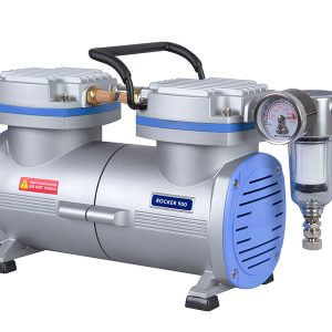 laboratory vacuum pump, lab vacuum pump with filter cartridge and vacuum regulator