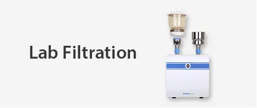 Rocker Scientific Laboratory Filtration solutions, featuring vacuum filtration sets, manifold systems, and specialized filter holders for microbiology and analytical testing.